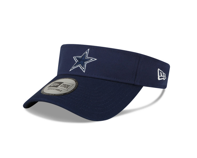 New Era Cowboys Sideline Visor Navy