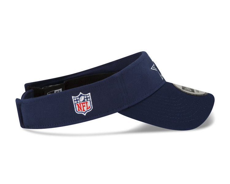 New Era Cowboys Sideline Visor Navy