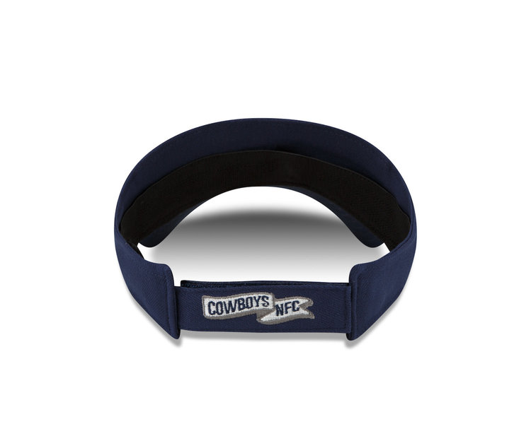 New Era Cowboys Sideline Visor Navy