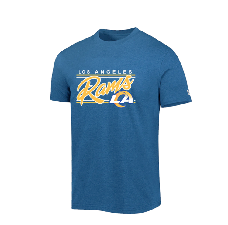 New Era LA Rams NE M Royal Script S/S Tee