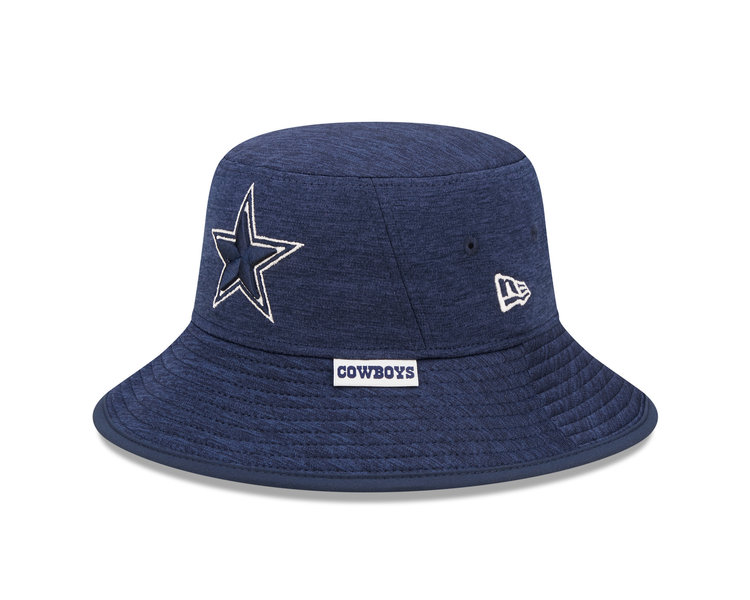 New Era Cowboys New Era Heather Navy Bucket