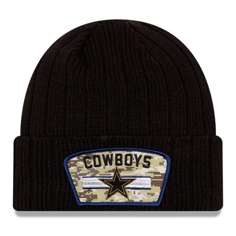 New Era Cowboys New Era 2021 Salute to Service Sport Knit Black