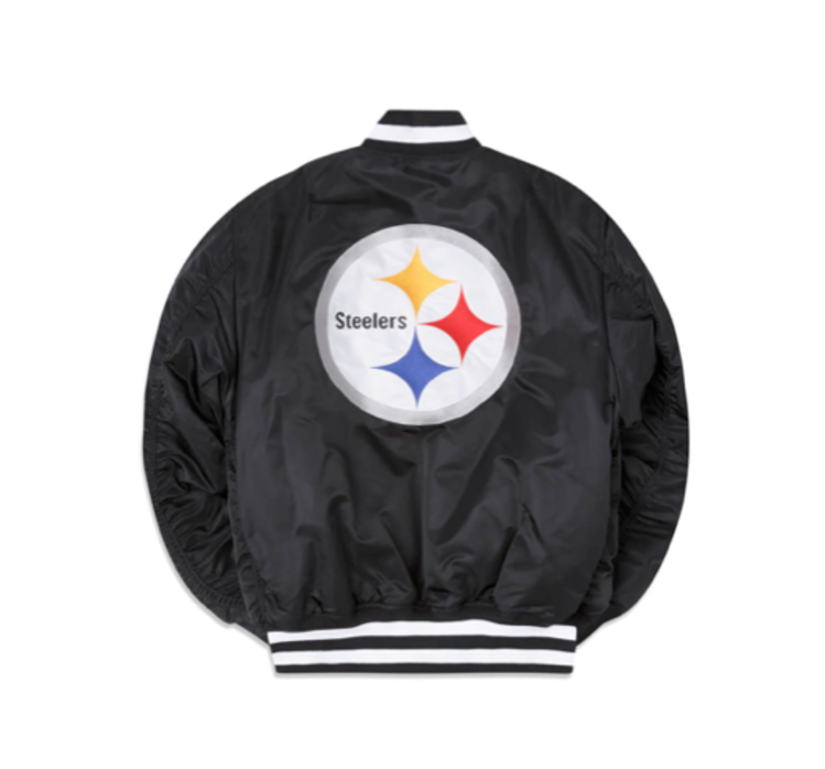 New Era Steelers Men's NE Black Alpha Jacket