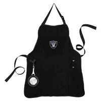 Evergreen Black Grilling Apron - Raiders