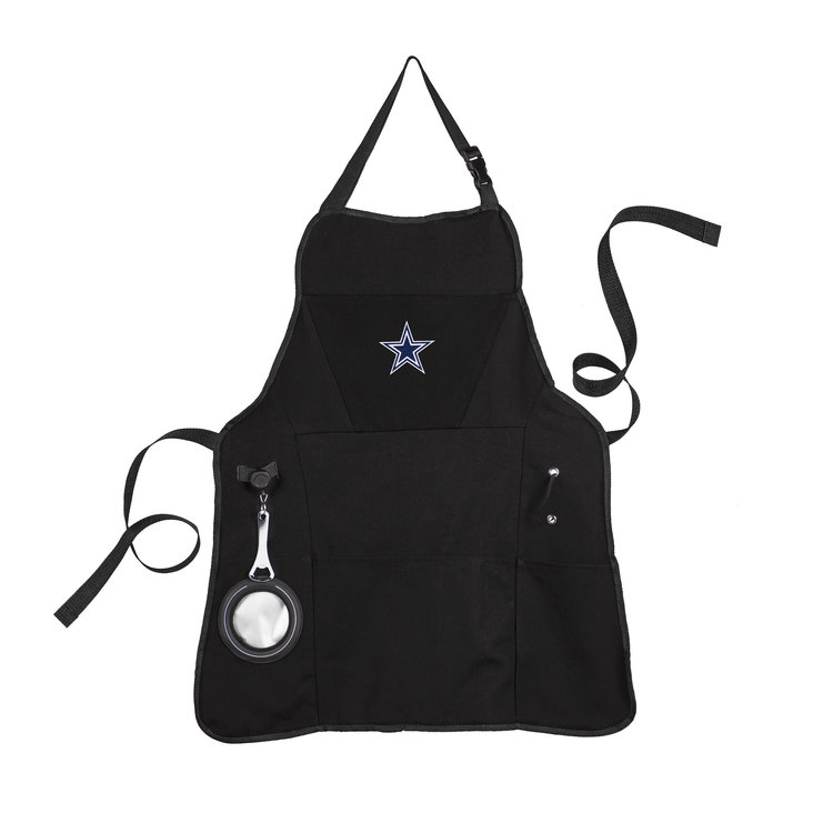 Evergreen Black Grilling Apron - Cowboys