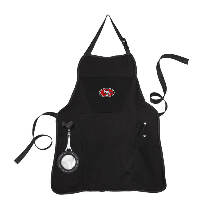 Evergreen Black Grilling Apron - 49ers