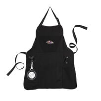 Evergreen Black Grilling Apron - Ravens