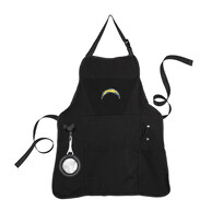 Evergreen Black Grilling Apron - Chargers