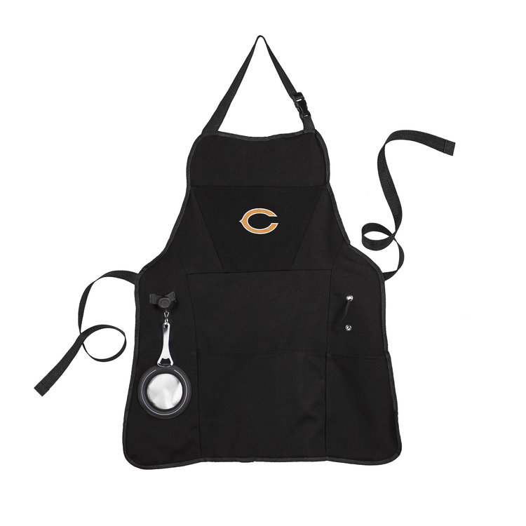 Evergreen Black Grilling Apron - Bears