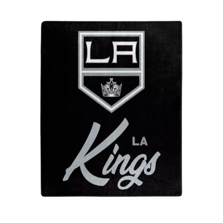 Northwest LA Kings Signature Plush Raschel Throw Blanket 50x60