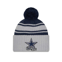 New Era Cowboys NE 22 Sideline Sport Knit Gray