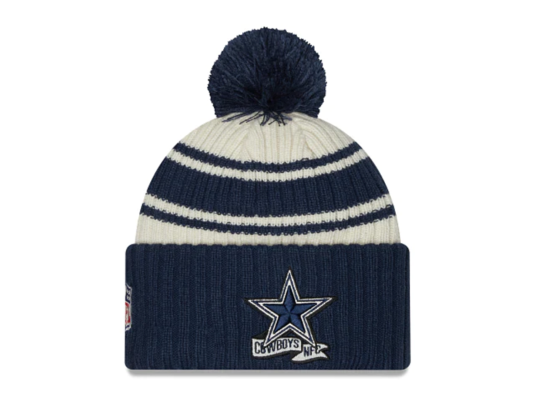 New Era Cowboys NE 22 Sideline Sport Knit Navy