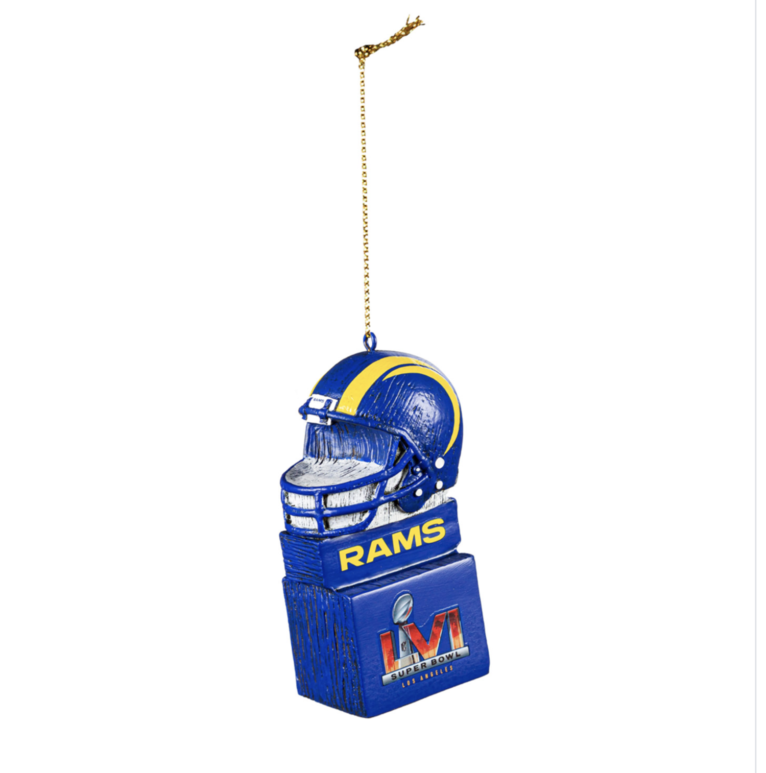 NFL Los Angeles Rams Helmet Super Bowl LVI Ornament - The Locker Room of  Downey