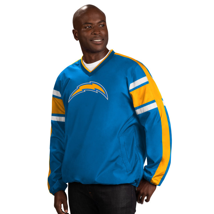 G-III Chargers M G-III Swing Route V-Neck Pullover