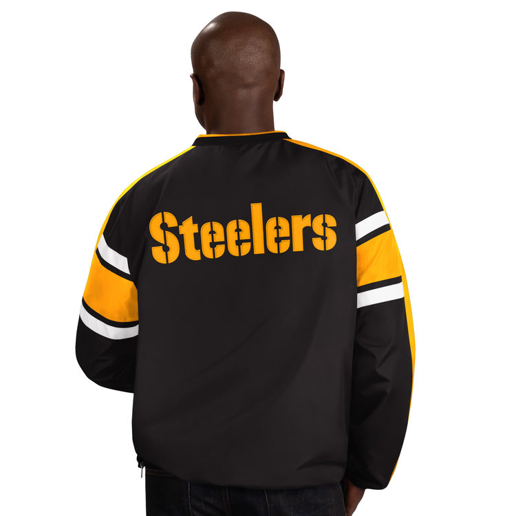 G-III Steelers M G-III Swing Route V-Neck Pullover
