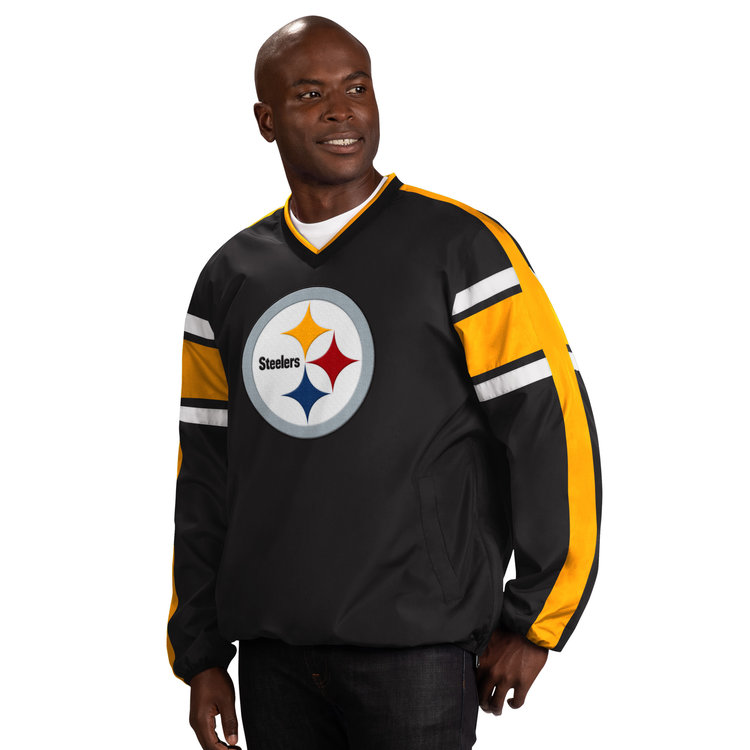 G-III Steelers M G-III Swing Route V-Neck Pullover