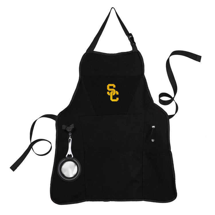 Evergreen Black Grilling Apron - USC Trojans