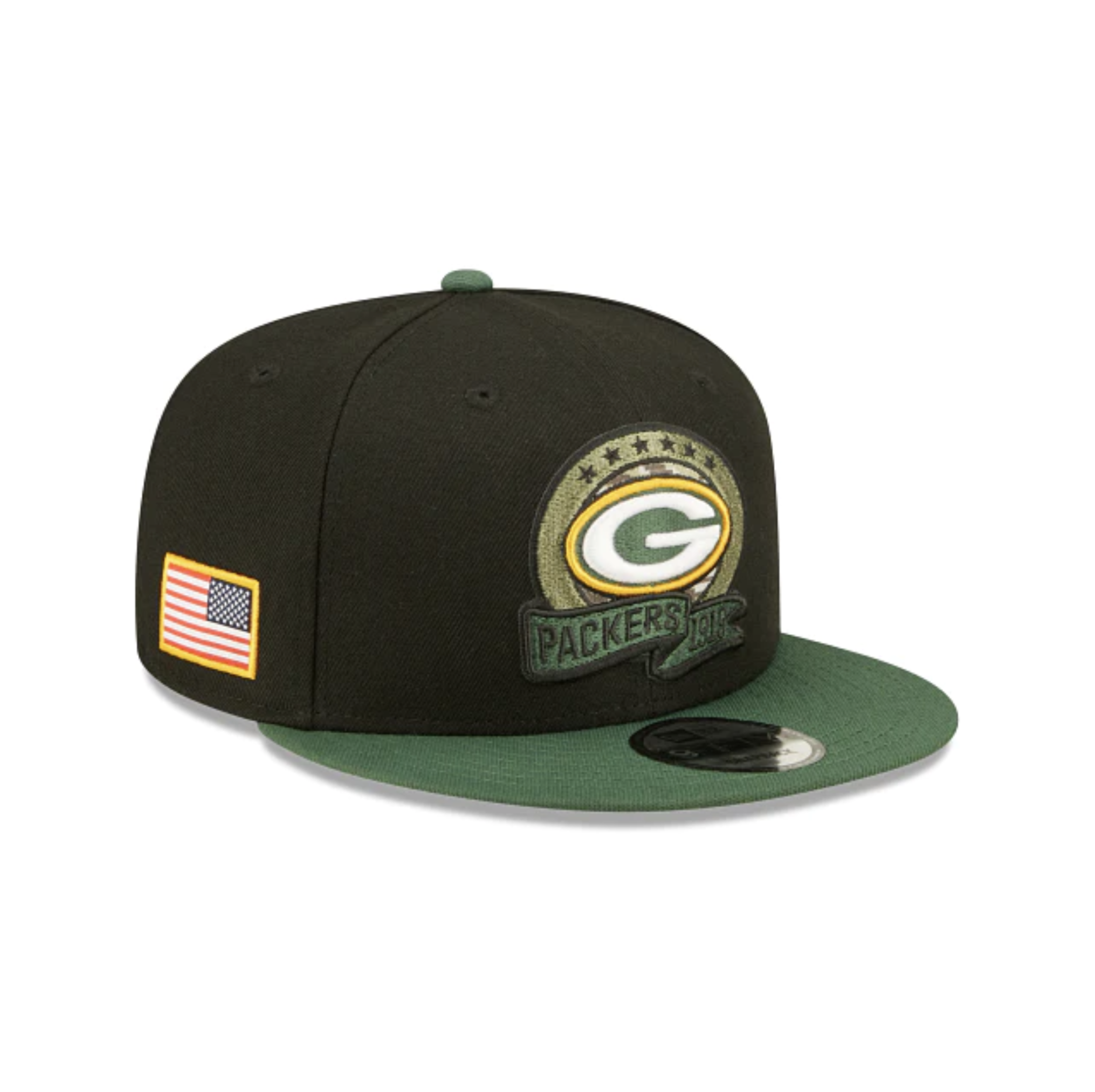 Green Bay Packers New Era 2022 Salute to Service Snapback 950 - The Locker  Room of Downey