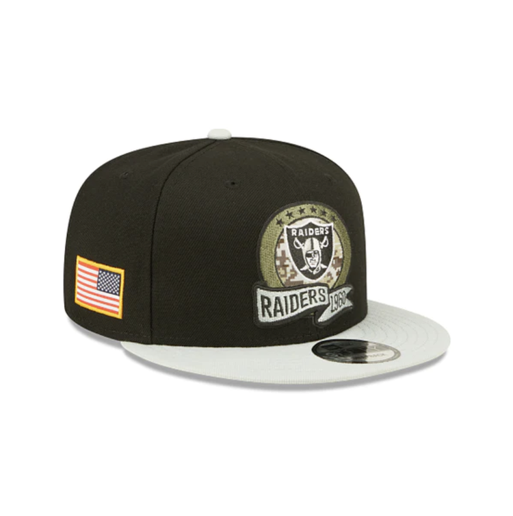 New Era Las Vegas Raiders New Era 2022 Salute to Service Snapback 950