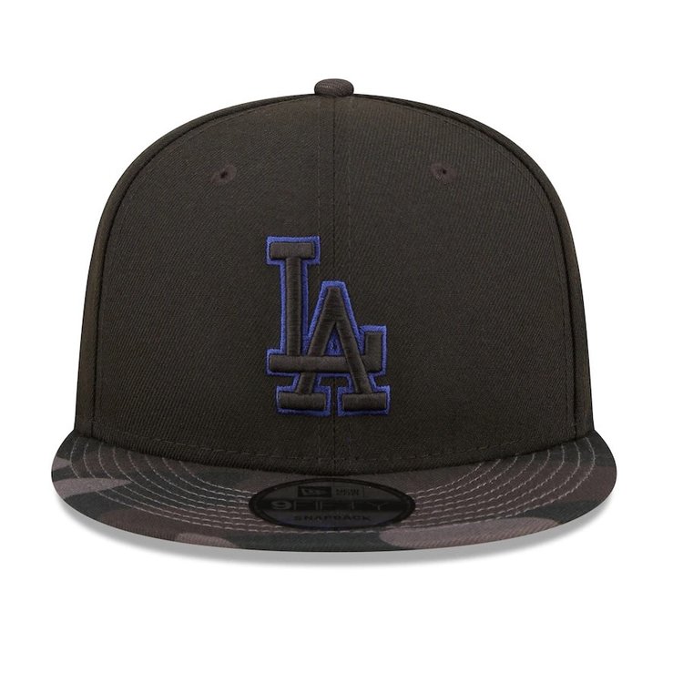 New Era LA Dodgers Camo Vize Black/Camo 950