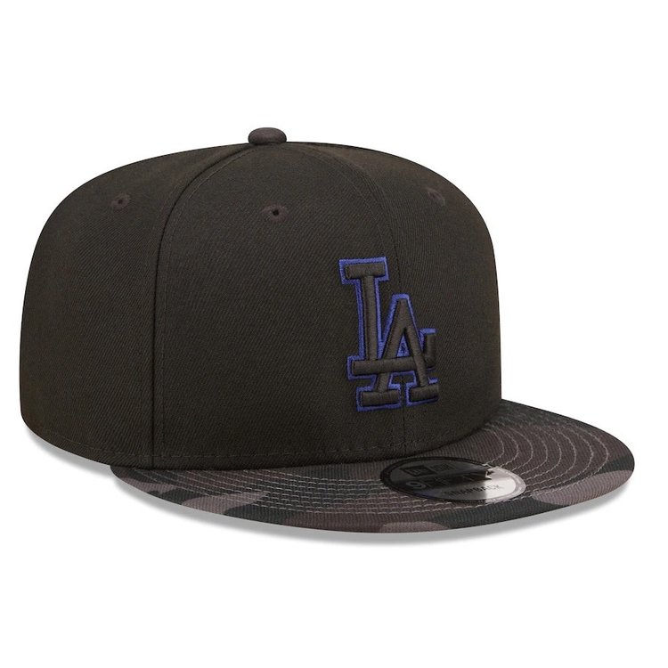 New Era LA Dodgers Camo Vize Black/Camo 950