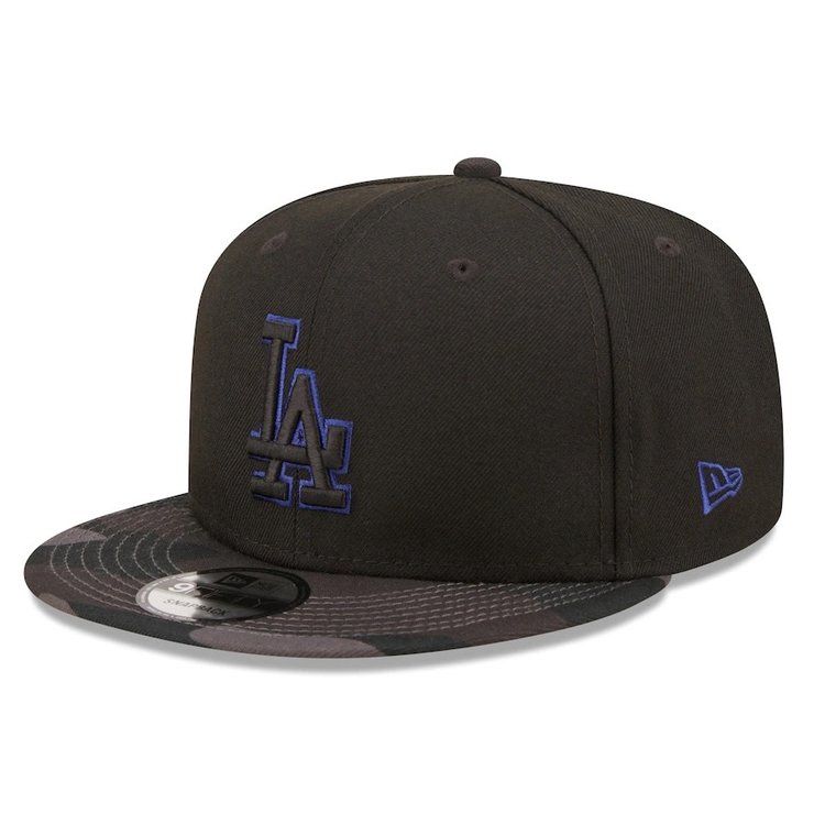New Era LA Dodgers Camo Vize Black/Camo 950