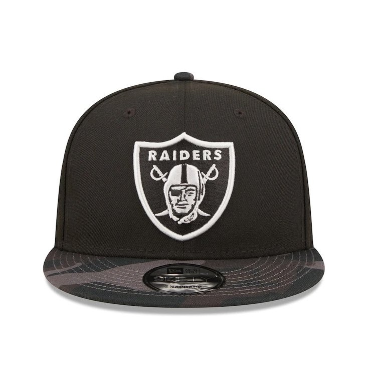 New Era Raiders Camo Vize Black/Camo 950