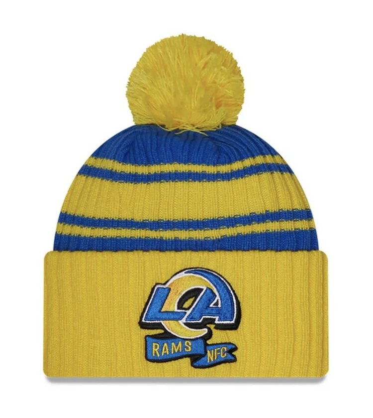 New Era 2022 On Field Sport Knit Team Yellow - Rams