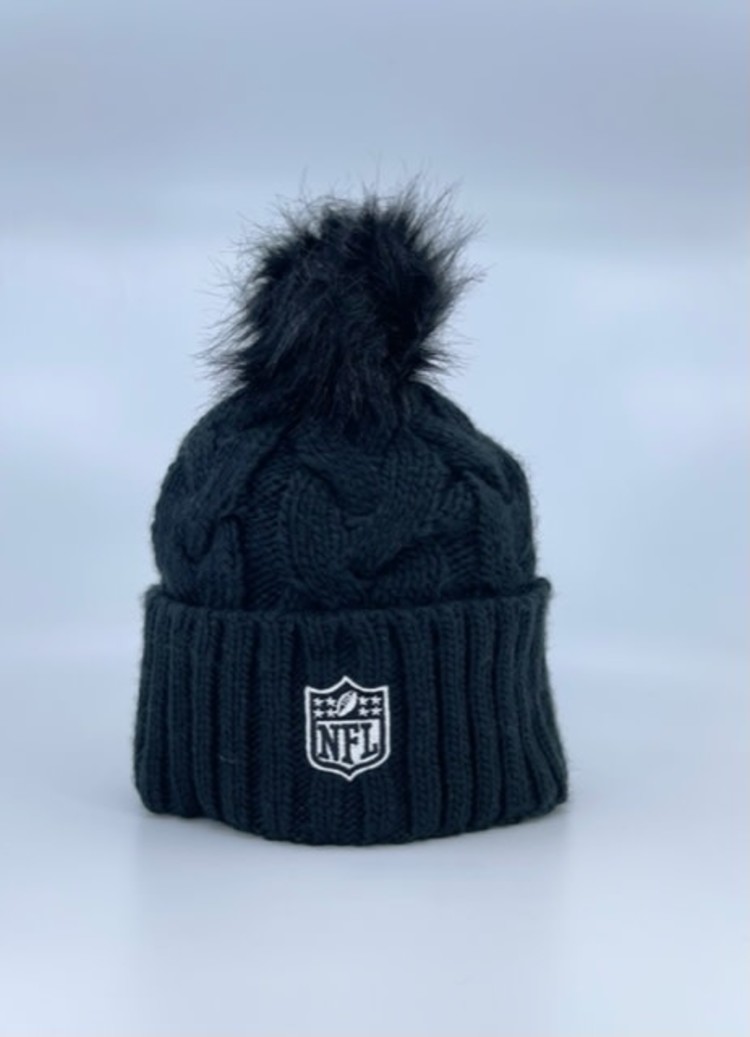 New Era 2022 W Sideline Knit Black - Raiders