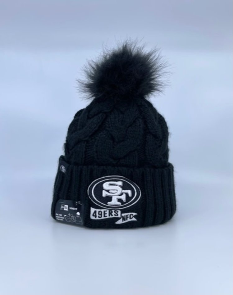 New Era 2022 W Sideline Knit Black - 49ers