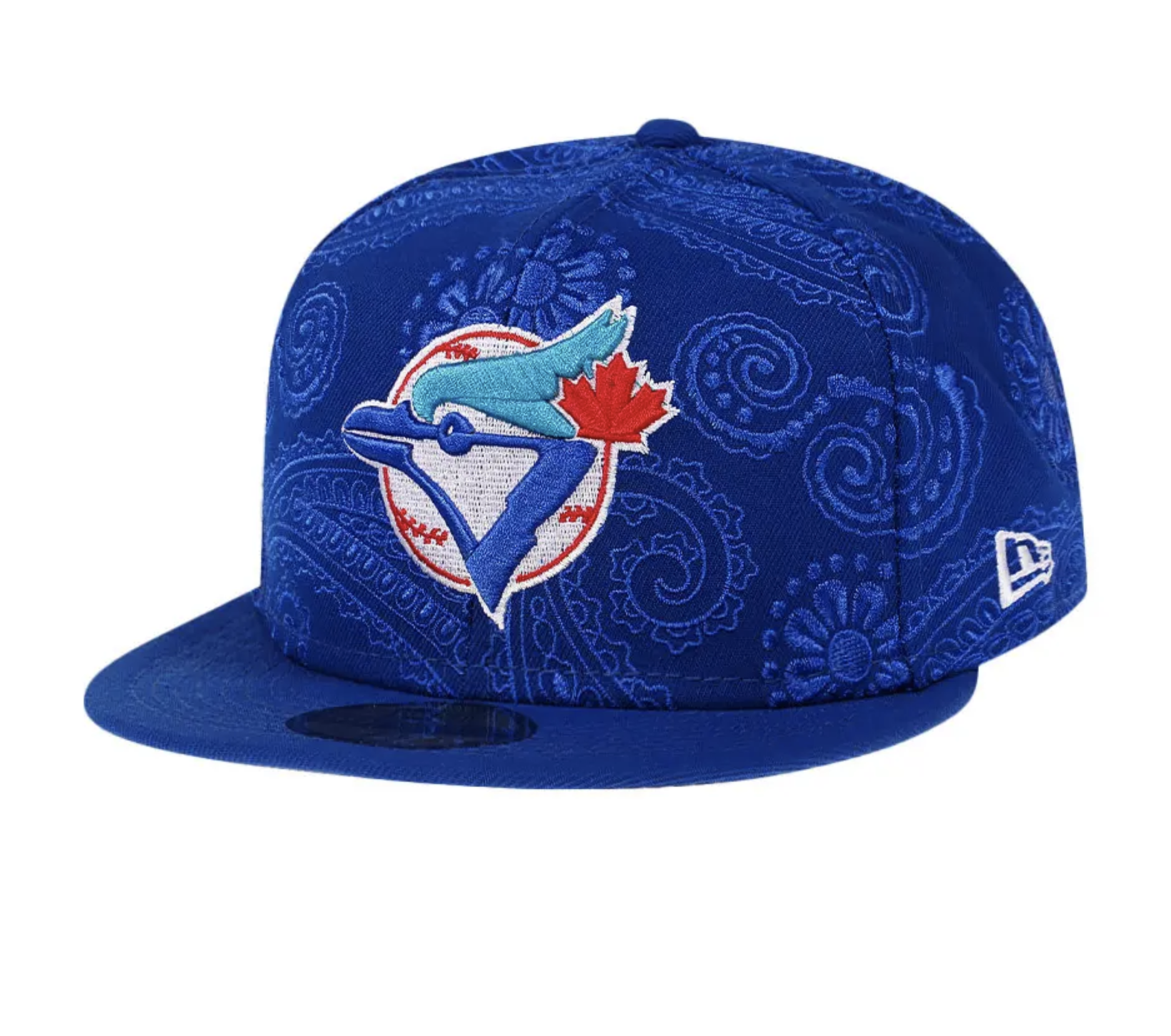 New Era 59FIFTY Toronto Bluejays Swirl Fitted Hat Royal Blue