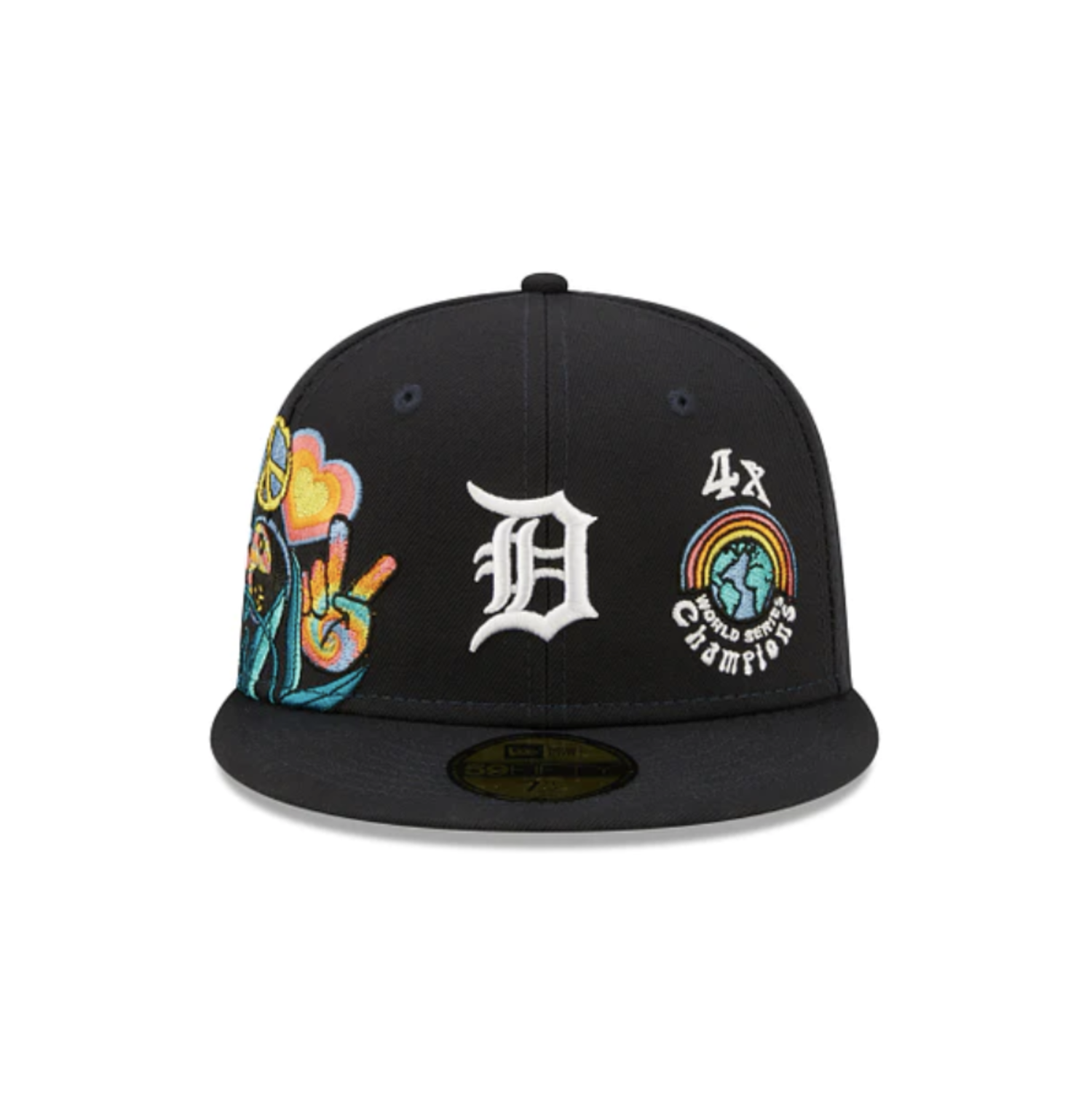 Navy Blue Mesh Detroit Tigers New Era 59FIFTY Fitted 71/4