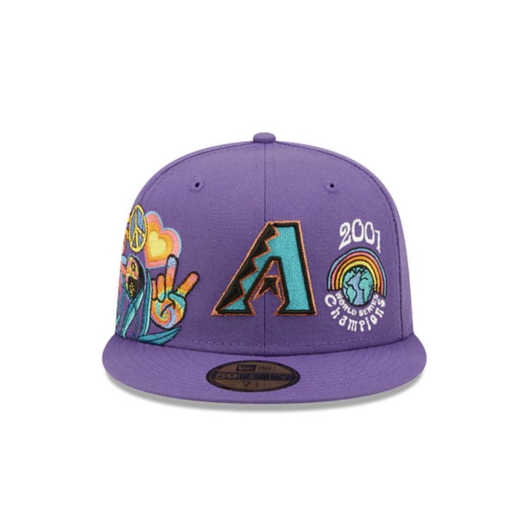 New Era Diamondbacks Groovy 5950 Purple