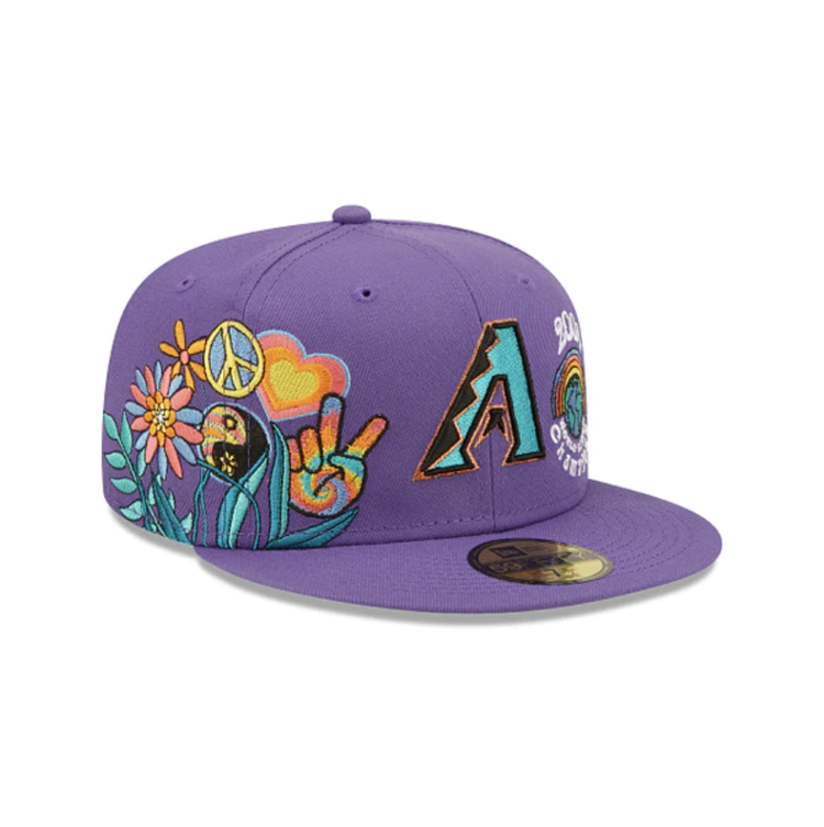 New Era Diamondbacks Groovy 5950 Purple