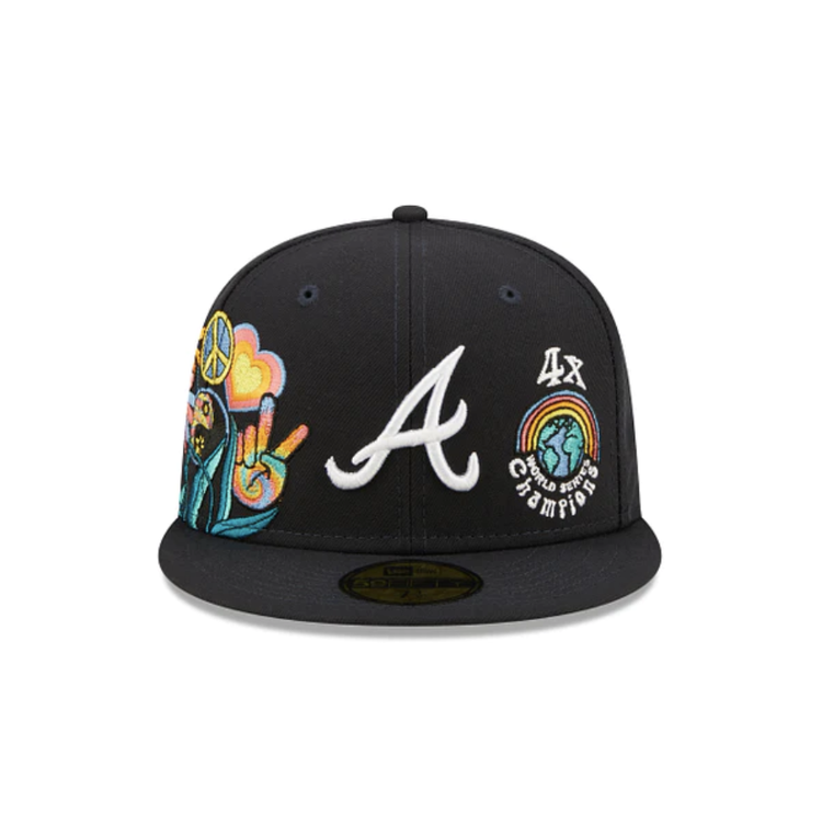 New Era Braves Groovy 5950 Navy