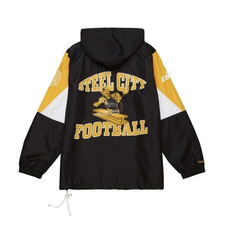 Mitchell and Ness Steelers M&N Origins Pullover Anorak