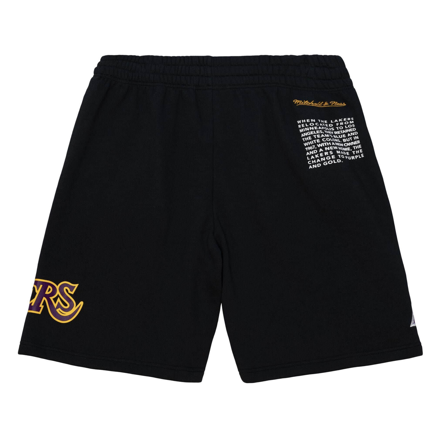 Lakers M&N Origins Fleece Shorts - The Locker Room of Downey