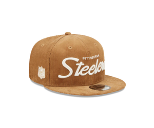 Steelers New Era Corduroy Script 950 - The Locker Room of Downey