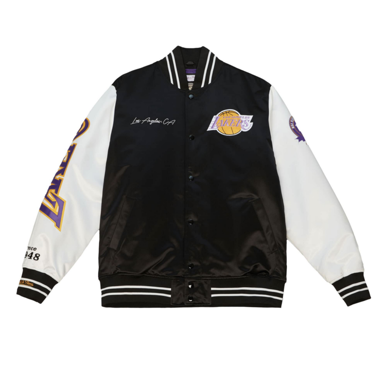 Mitchell and Ness Lakers M&N Origins Varsity Satin Jacket