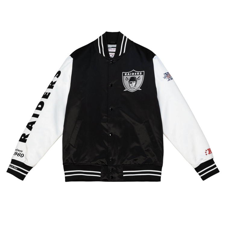 Mitchell and Ness Raiders M&N Origins Varsity Satin Jacket