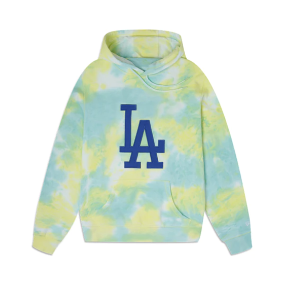 Green Bay Packers New Era Women's Ice-Dye Full-Zip Hoodie - White