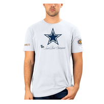 New Era Cowboys NE M Historic Champs White S/S