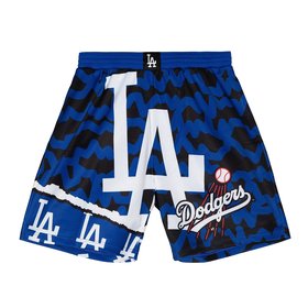 Men's Mitchell & Ness Navy Dallas Cowboys Jumbotron 2.0 Sublimated Shorts