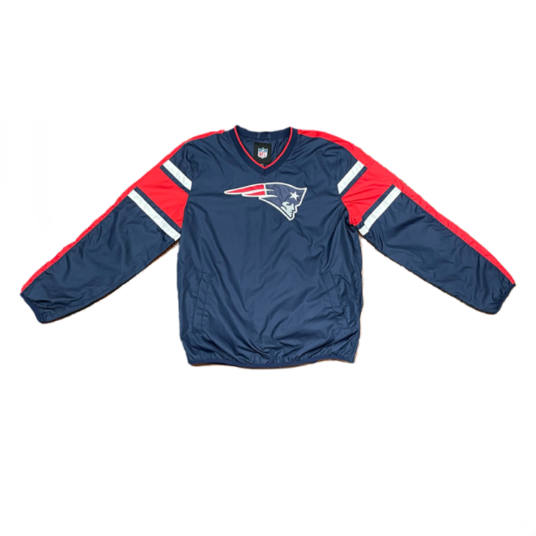 G-III Patriots M G-III Swing Route V-Neck Pullover