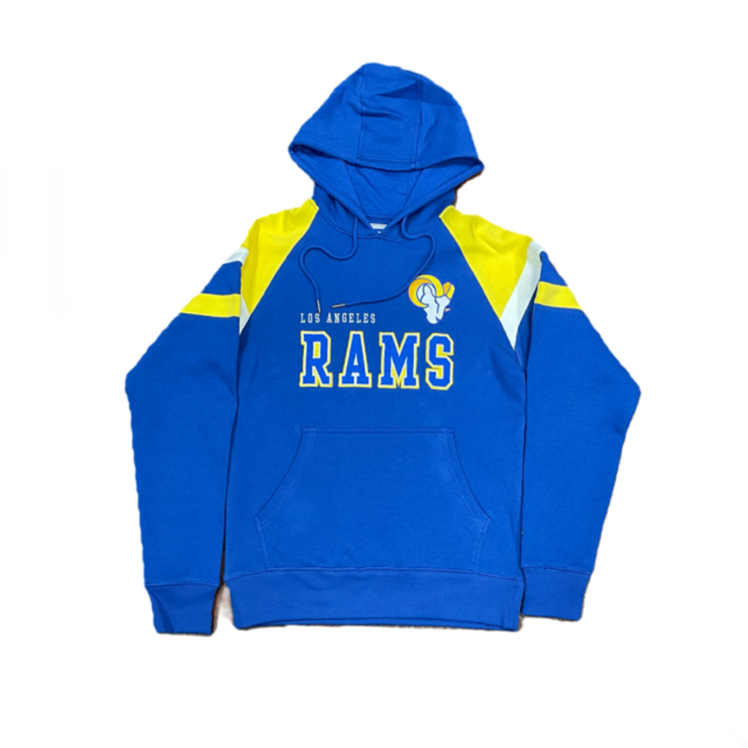 LA Rams M Starter Draft Fleece Pullover Hoodie - The Locker Room of Downey