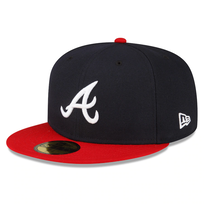 New Era Braves AC Navy/Red Gray UV