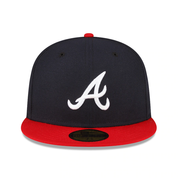 New Era Braves AC Navy/Red Gray UV