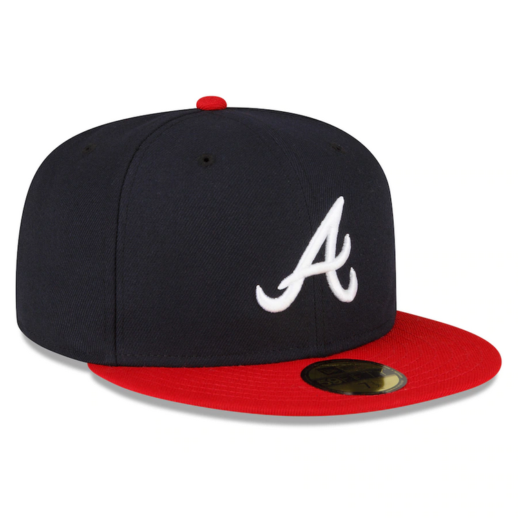 New Era Braves AC Navy/Red Gray UV