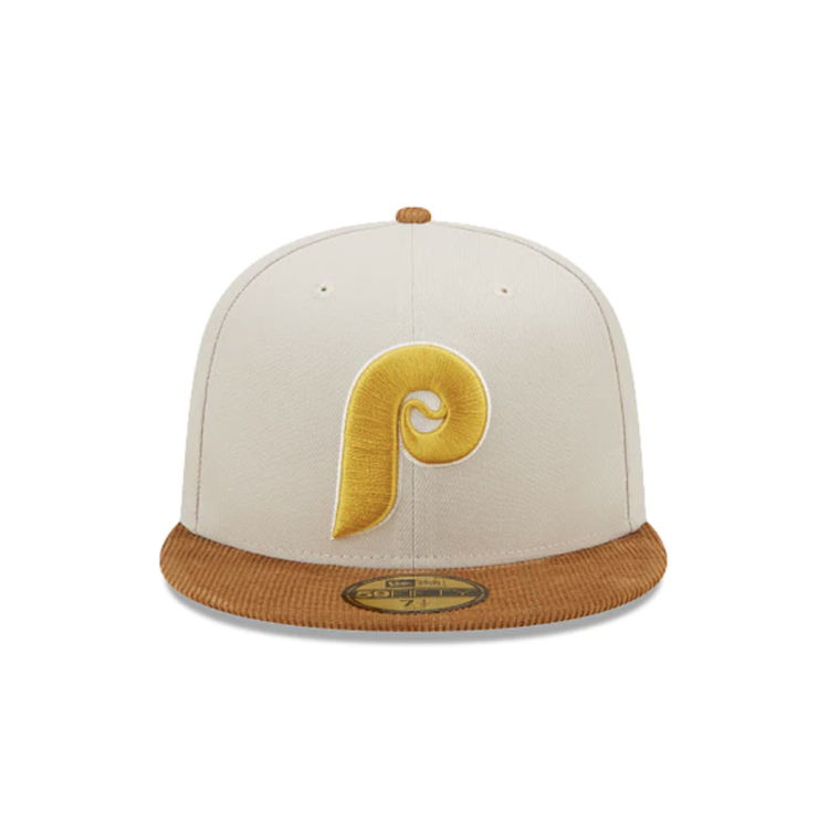 New Era Phillies 5950 Cord Visor Stone