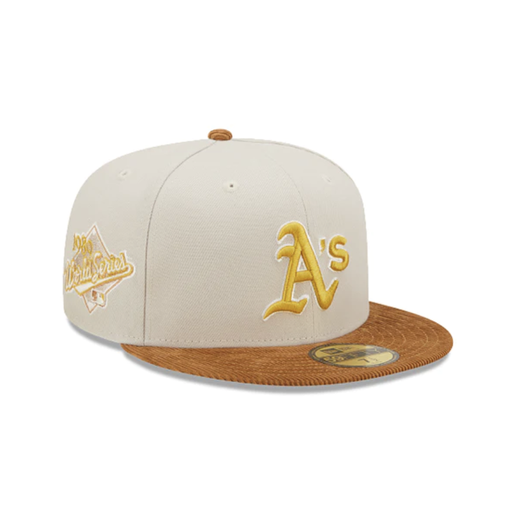New Era Athletics 5950 Cord Visor Stone